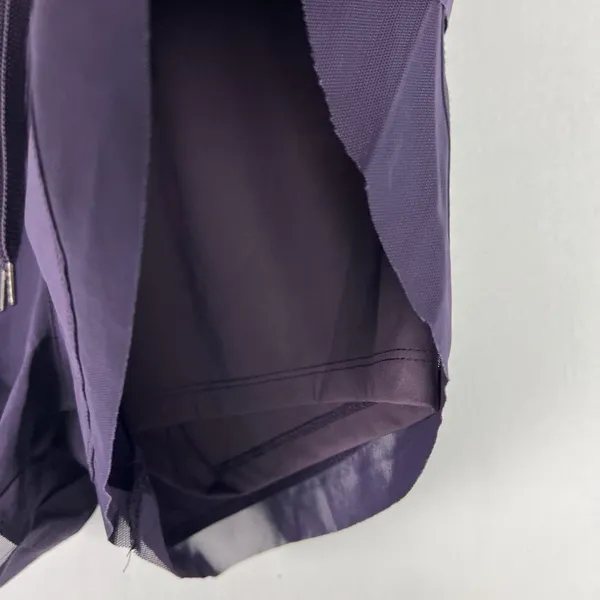 Halara NWT Drawstring Contrast Flowy Mesh 2-in-1 Shorts Purple Size Small S NEW - Image 5
