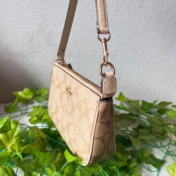 Coach Nolita 19 In Blocked Signature Canvas Bag Purse CA444 - Image 2