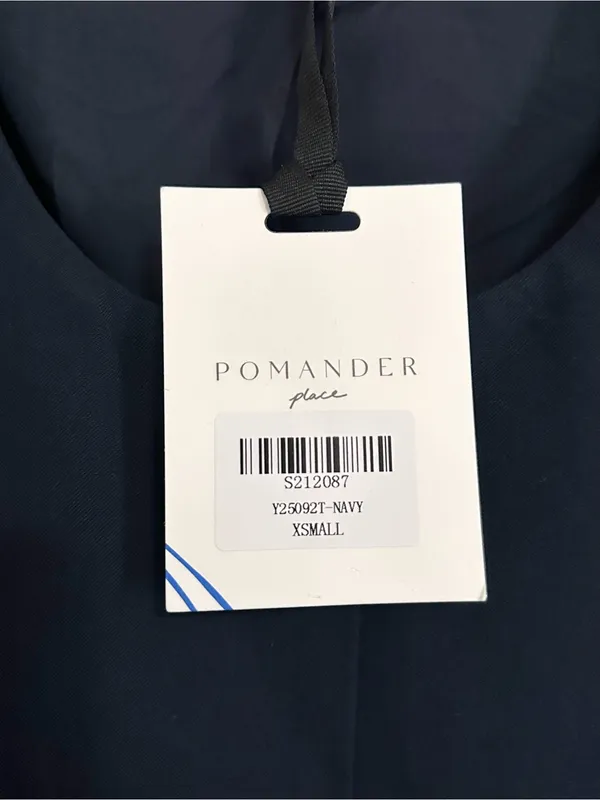 Tuckernuck Pomander Place Navy Long Sleeve Shane Top NWT XS - Image 10