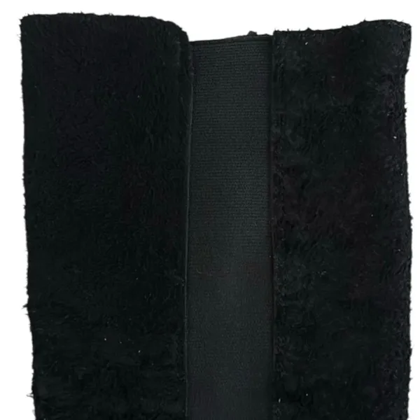 EUC Free People Leather Callow Textured Knee High Boots Black Size 6 - Image 4