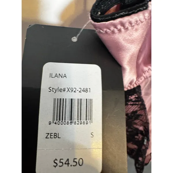 NWT Frederick's Of Hollywood Ilana Satin And Lace Pink Teddy Size Small S - Image 10