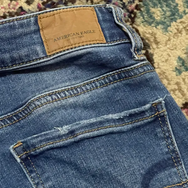 American Eagle Super Stretch Hi-Rise Jeggings, Size 0 - Image 3