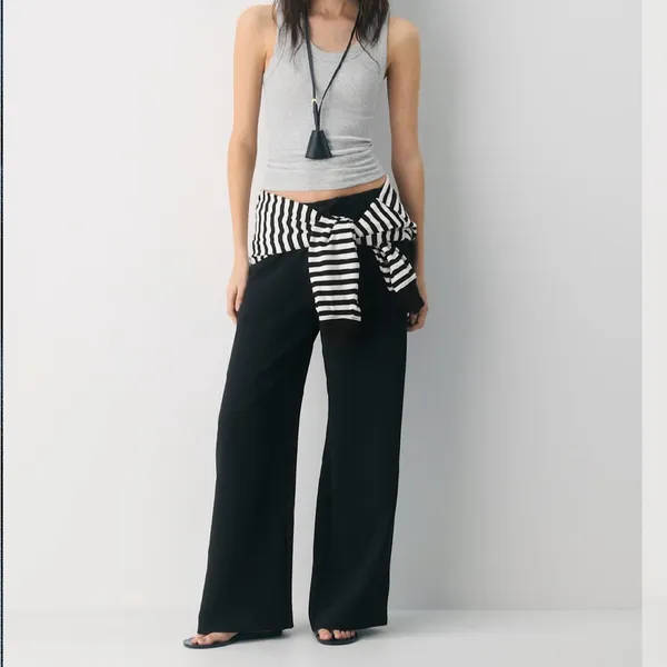 Aritzia Wilfred The Lodge Pant Crepette Navy Admiral - Image 5