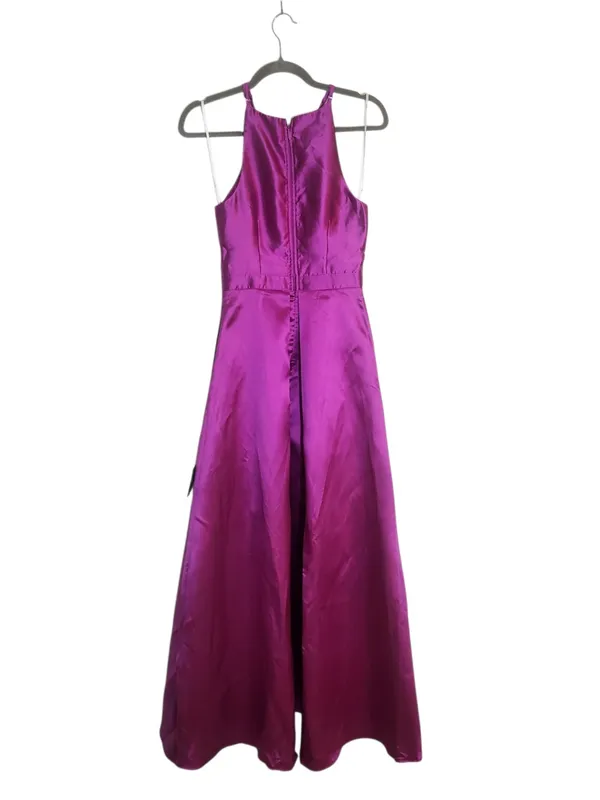 Lulus Magenta High Low Formal Dress Size XS NWT Wedding Guest Dress - Image 3