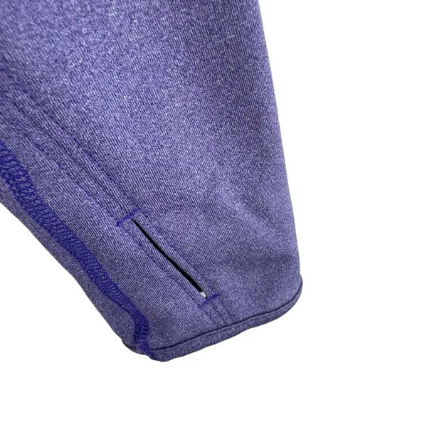 Mountain Hardwear Purple Mock Neck 1/4‎ Zip Athletic Pullover Zip Pocket Size S - Image 5