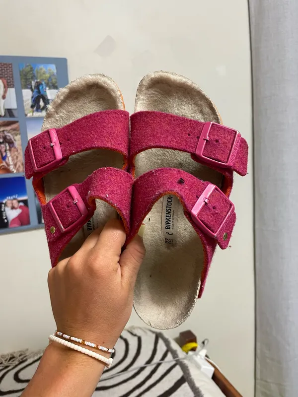 Pink Birkenstock Sandals - Image 2