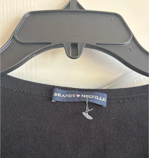 Brandy Melville Top Black - Image 2