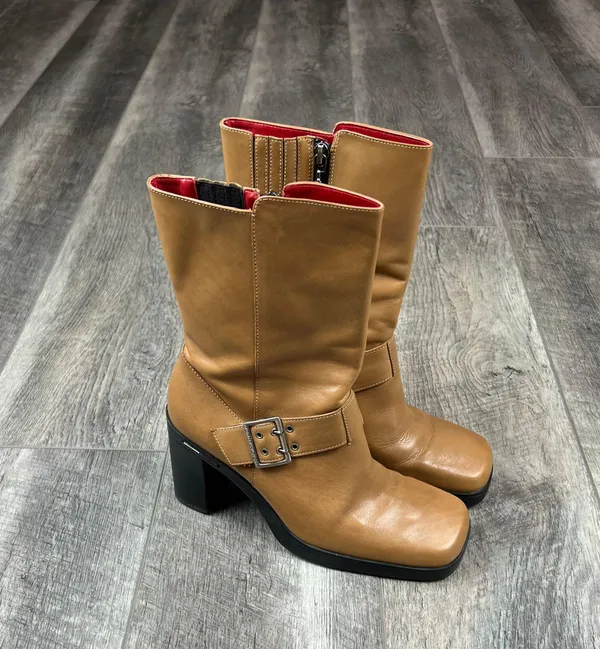 Tommy Hilfiger Brown Y2K Boots - Image 2