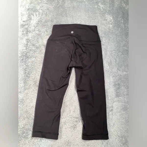 Lululemon crop Black Leggings 4 - Image 5