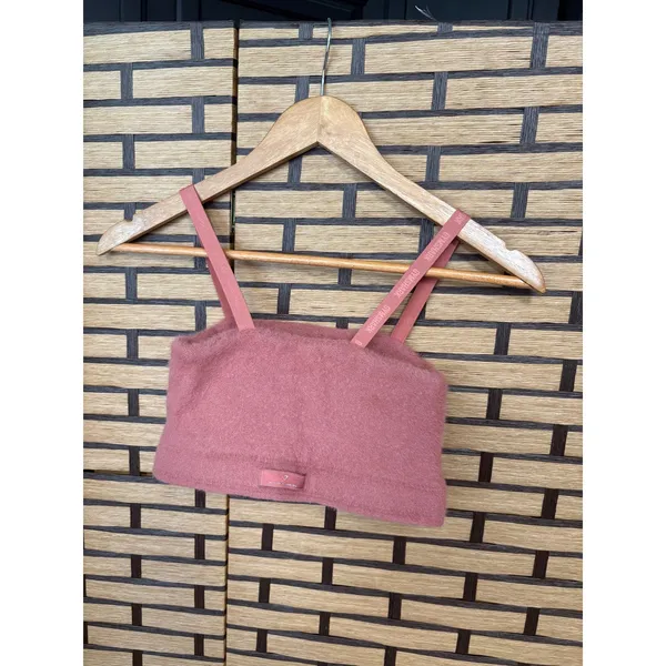 Gymshark Whitney Simmons Pink Eyelash Bandeau Bra Size‎ XS - Image 2