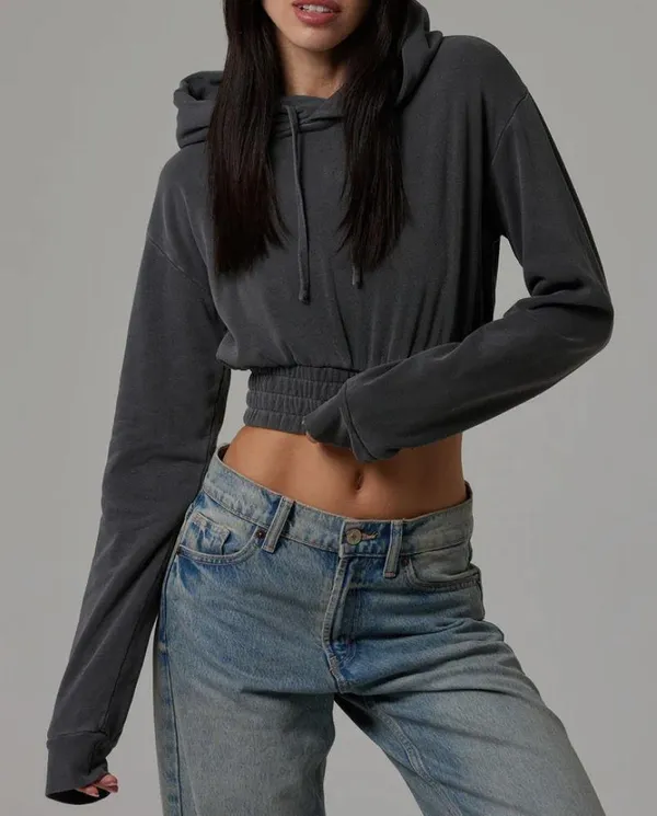 Talentless Boxing Hoodie Cropped - Image 3