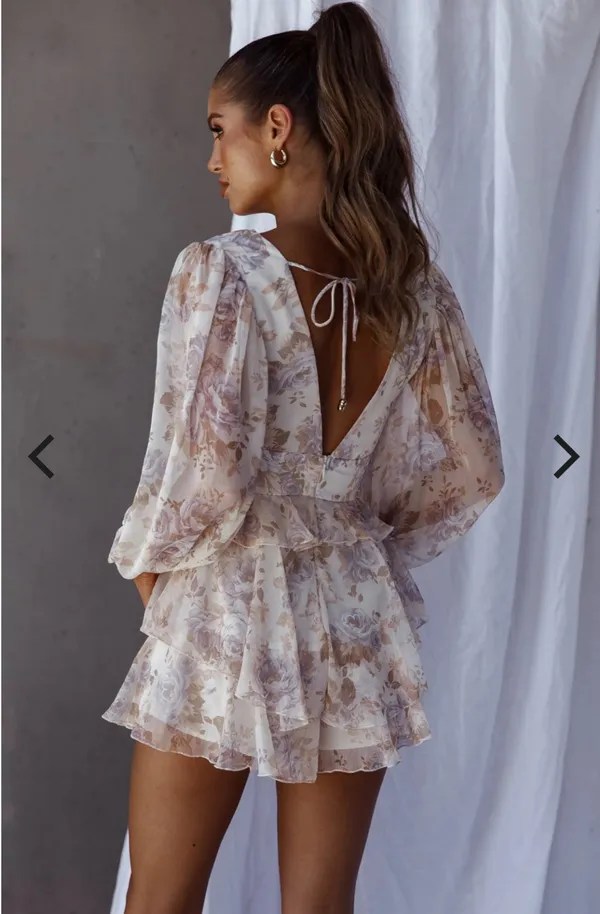 Selfie Leslie Floral Romper - Image 2