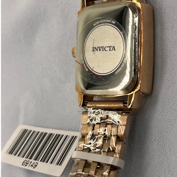 Invicta Wristwatch 69149 Roman Numeral Rose Gold‎ Black Dial OS Rose Gold - Image 6