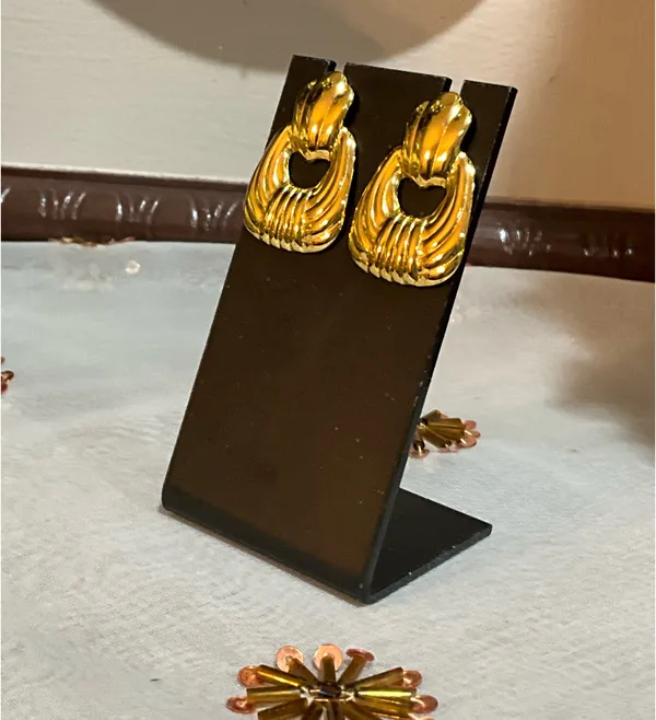 Elegant and Chic Stainless Steel Earrings - Image 3