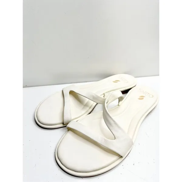 Sarto by Franco Sarto Sandals‎ Womens Size 8 Leather Gwyneth Slip On Shoes - Image 4