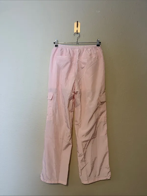 Rest&‎ Recreation Pink Wide Cargo Pants Size Small NWT - Image 7