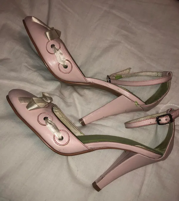 N.Y.L.A. Vintage Strappy Heels - Image 2