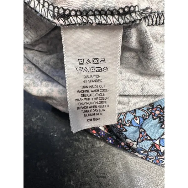 Blue Patchwork Halter Neck Dress Tile Print Sleeveless Summer Sun Dress RN 75343 - Image 6