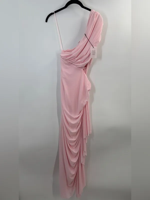 Superdown Juliet Midi Dress in Baby Pink - Image 6