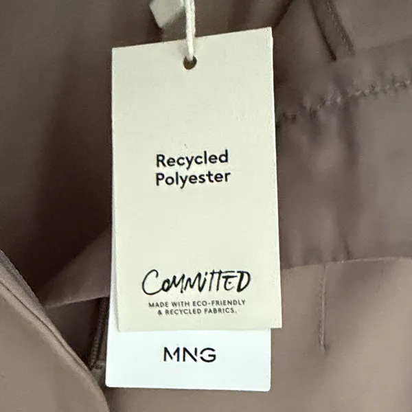 Mango Trousers Slacks Dress Pants for Women Tan Khaki - Image 7