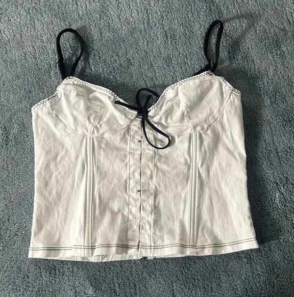 White Fox Corset Top - Image 2