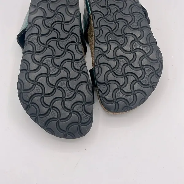 Birkenstock birkis sylt birko flor turquoise sandal - Image 5