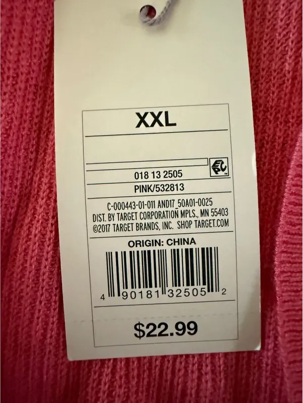 A New Day NEW Women's Cardigan Sweater Size XXL Pink Classic City Chic Coquette - Image 8