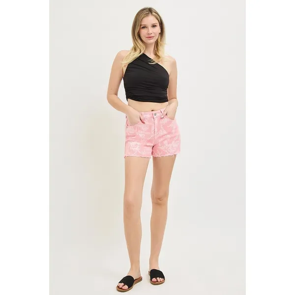 RISEN‎ High Rise Printed Shorts - Image 7