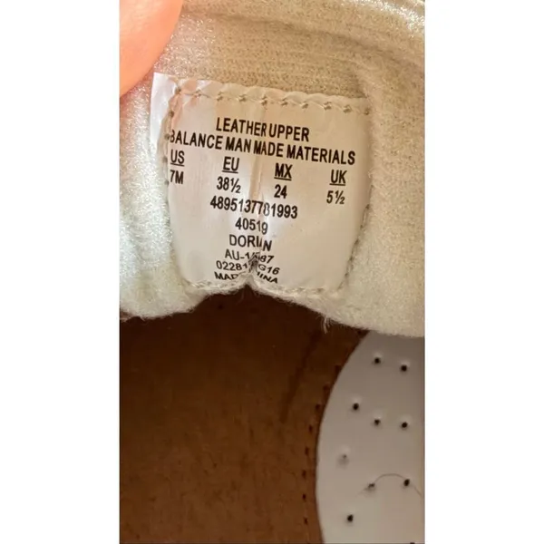 Cobb Hill Cuddlers Dorian Leather Sneakers White Comfort Size 7 - Image 6