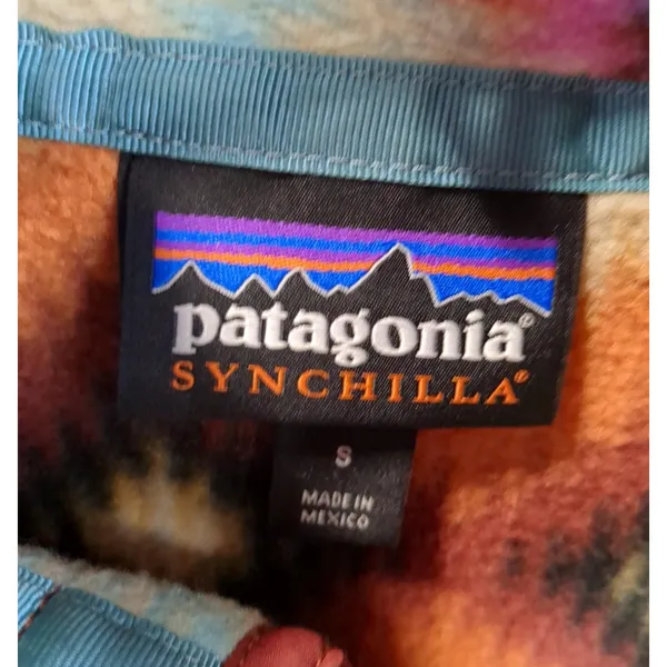 Patagonia Synchilla Snap-T Aztec Southwest Fleece Pullover Womens S‎ - Image 3