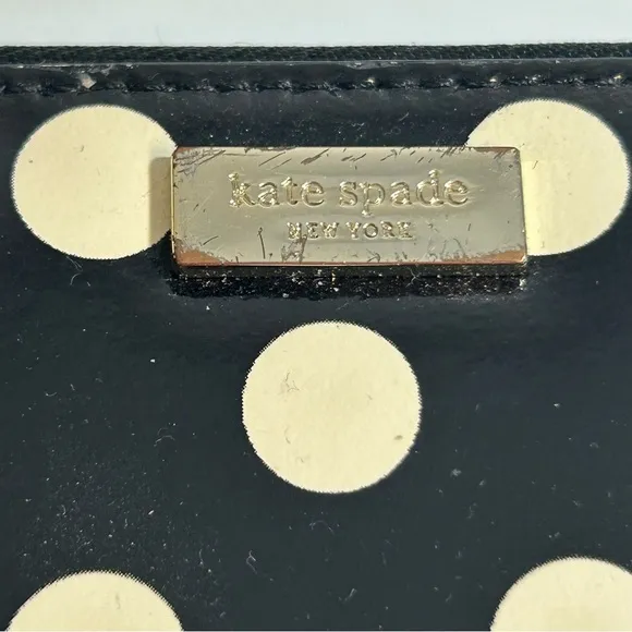 Kate‎ Spade Neda Carlisle Street Polka Dot Zip Close Wallet - Image 13