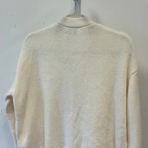 NWT The Drop Brigitte Whisper White Chunky Button Front Cardigan Sweater XS - Image 5