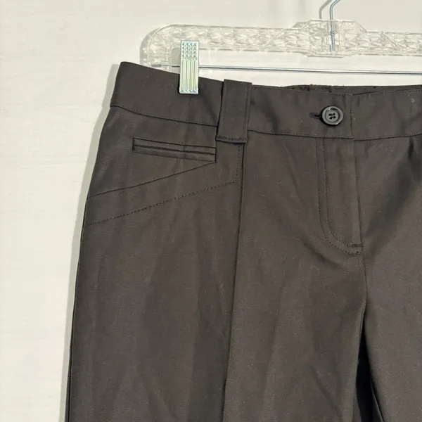Retro Romance Womens Black Capri‎ Pants Cropped Trousers Size 8 04707BL899 - Image 7