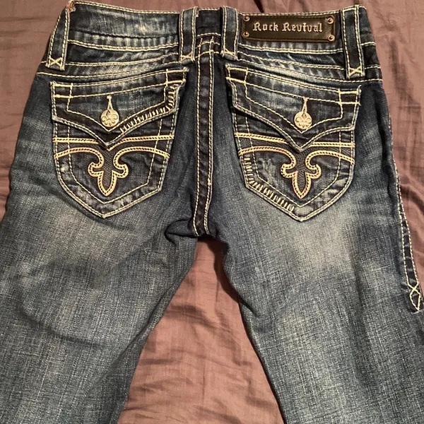 Rock Revival Bootcut Jen Jean size 25 - Image 4