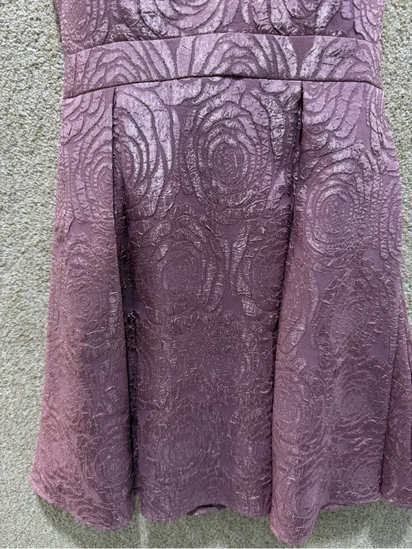 Maueve rosette mini dress pocket coquette balletcore regency wedding guest MED - Image 6