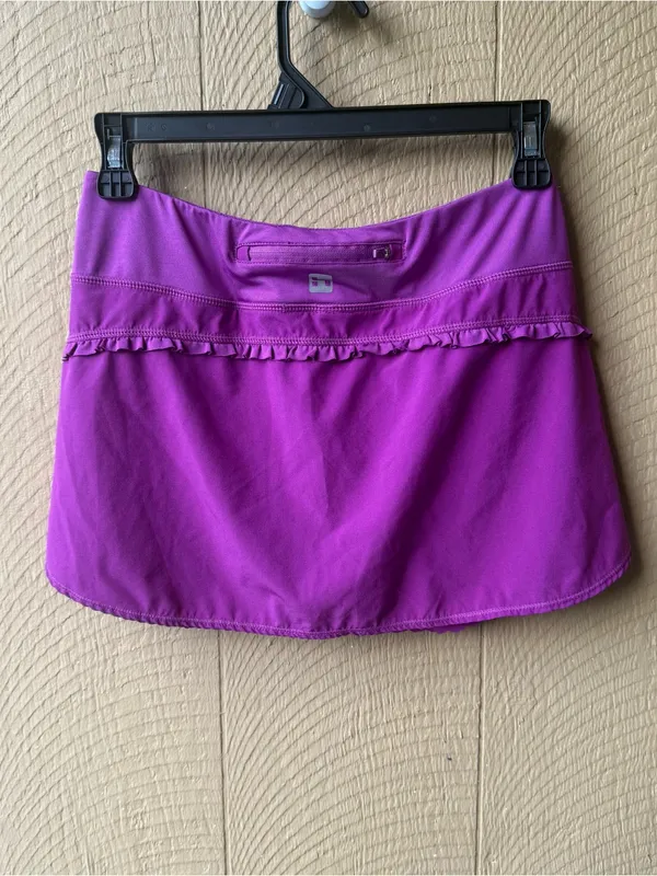 Hind Purple Mini Skort with Aqua Liner - Image 3