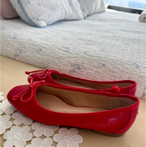 Nordstrom Rack Red Ballet Flats - Image 3