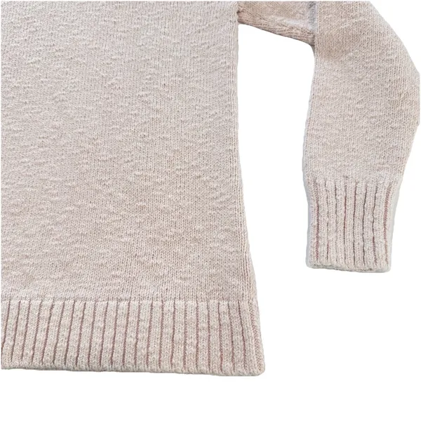 LL Bean pale‎ Pink Cotton Ragg Funnelneck Pullover Sweater Size XS - Image 7