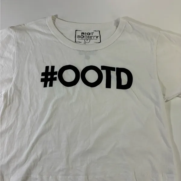 Riot Society White #OOTD tee - Image 4