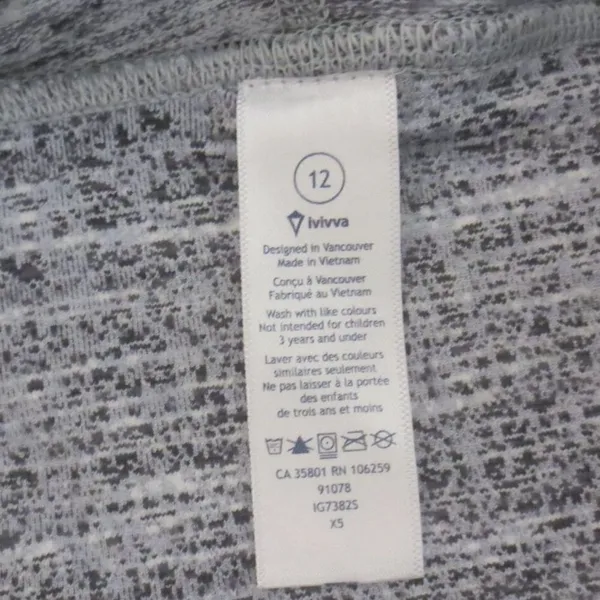 Lululemon | Ivivva | Tight Shorts in Heathered Grey / Black - Image 4