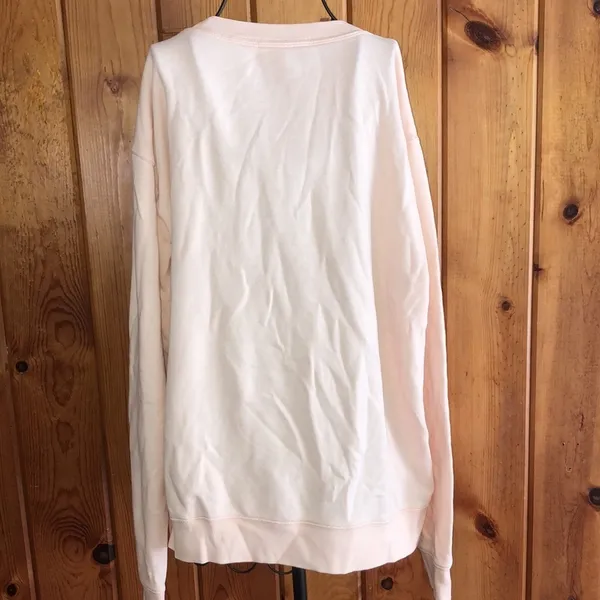 Pink Victoria's secret yoga sweatshirt crew neck top Pink size Large Peach​​​ - Image 6