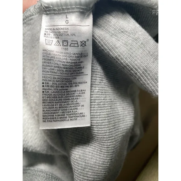 Old Navy SoComfy Best Self Energy‎ Rose Graphic Cropped Sweatshirt Large - Image 4