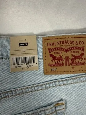 Levi's 501 Original Fit High Rise Women's Shorts (Plus Size) Size 20 Brand New - Image 6