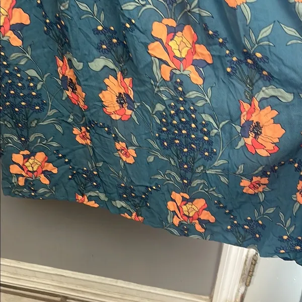 O'Neill Blue Pleated Maxi floral Sundress - Image 3