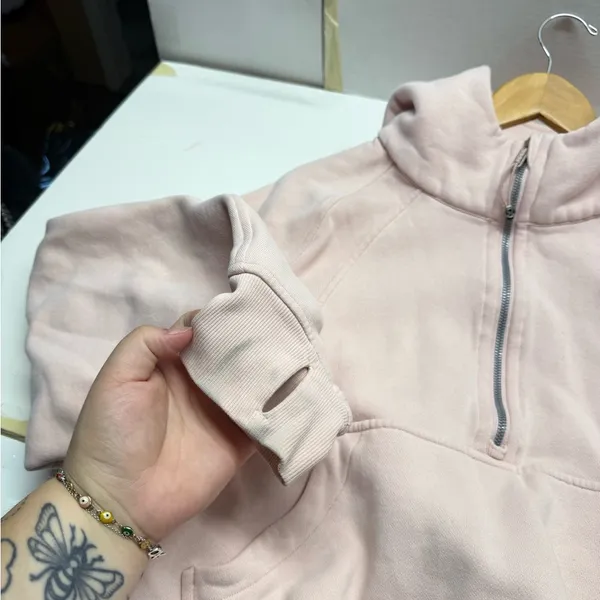 Lululemon Oversized Cropped Scuba Hoodie - Image 3