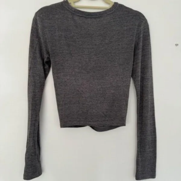 Aritzia Wilfred Free Twist Front Knit Cropped top Size XS - Image 4