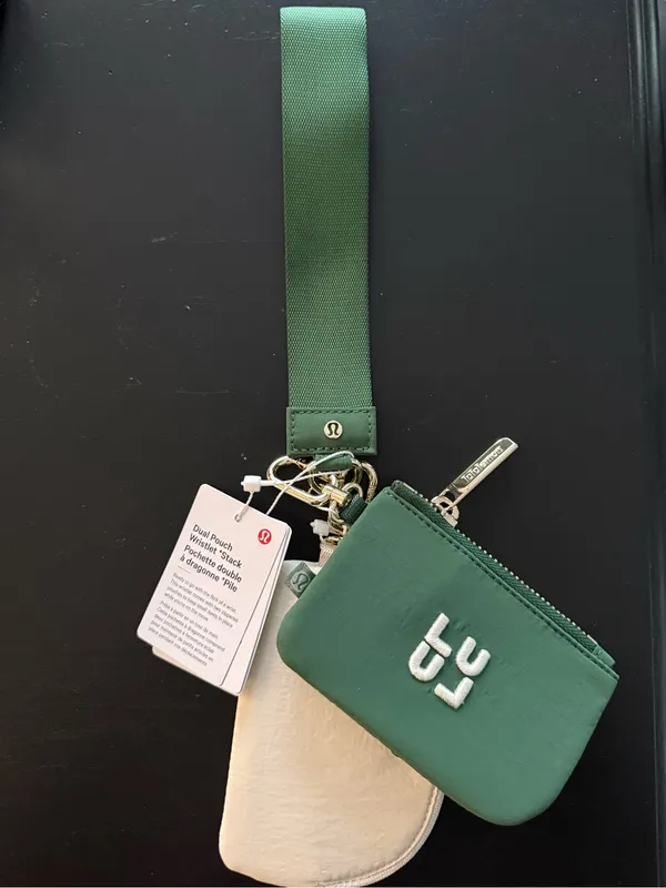 Lululemon Athletica NWT Dual Pouch Wristlet Stack w/Gold - Image 2