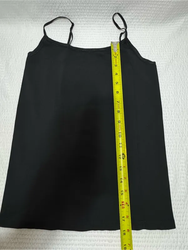 Ann Taylor Black Women's basic cami top  medium - Image 3