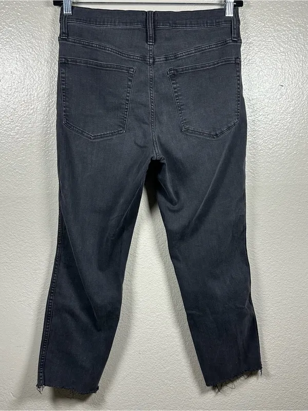J.Crew High-Rise vintage straight button up jeans SZ:30 - Image 4