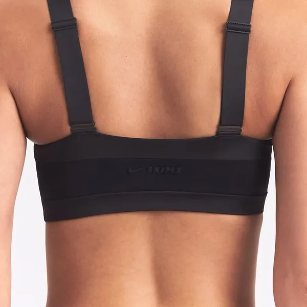 Nike Skims Matte Shine Mix Straight Neck Bra Obsidian Ingenious Size Small - Image 9